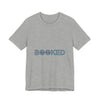 BOOKED outline text shirt Tee | hollow font minimalist typography