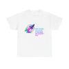 Inspirational Rocket Tee — "What Would You Create If You Knew You Couldn't Fail?"