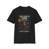 The Edge Is Gone T-Shirt | Book Cover Design, Moody Urban Portrait
