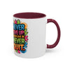 Never Give Up Colorful Inspirational Mug (11oz, 15oz)