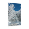 Winter Church Canvas Print