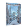 Snowy Village Canvas Art