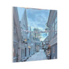 Snowy Village Canvas Art