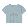 Crop Top — "Still Sweet. Just with BOUNDARIES now." Feminist Self-Care Festival Tee
