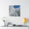 Winter Church Canvas Print