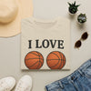 Ladies Funny Basketball T-Shirt — Funny Basketball Tee for Women