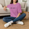 Did I Just? T-Shirt — Minimalist Graphic Tee with Back Text: “Did I Just—? Yes. No. Maybe. Mind Your Business.”