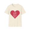 you are literally the only person I like T-Shirt | Heart Typography Valentine