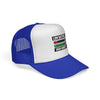 Trucker Cap – “Low Battery 6% / High Anxiety 100%” Graphic Mesh Hat
