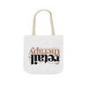 Canvas Tote Bag — "Retail Therapy" Printed Shopper