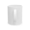 Funny Game Show Ceramic Mug — "Name Something a Drug Dealer Always Says" Retro Panel Design (11oz/15oz)