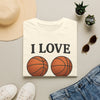 Ladies Funny Basketball T-Shirt — Funny Basketball Tee for Women