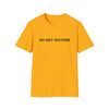Do Not Disturb T-Shirt — Minimalist Graphic Tee with Back Checklist
