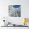 Winter Church Canvas Print