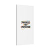 Progress Not Perfection Canvas | Handwritten Marker Brush Script, Motivational Wall Art