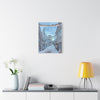 Snowy Village Canvas Art