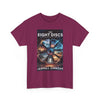 The Eight Discs Book Cover T‑Shirt — Fantasy Sci‑Fi Novel Tee by Jeffrey Simmons