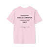 World Champion Overthinking T-Shirt — Funny Anxiety Humor Tee