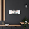 Progress Not Perfection Canvas | Handwritten Marker Brush Script, Motivational Wall Art