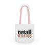 Canvas Tote Bag — "Retail Therapy" Printed Shopper
