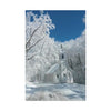 Winter Church Canvas Print