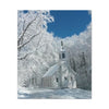 Winter Church Canvas Print