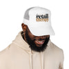 Retail Therapy Trucker Hat — Embroidered Foam Mesh Cap