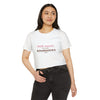 Crop Top — "Still Sweet. Just with BOUNDARIES now." Feminist Self-Care Festival Tee