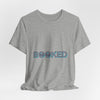 BOOKED outline text shirt Tee | hollow font minimalist typography