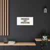 Progress Not Perfection Canvas | Handwritten Marker Brush Script, Motivational Wall Art