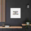 Progress Not Perfection Canvas | Handwritten Marker Brush Script, Motivational Wall Art