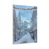 Snowy Village Canvas Art