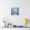 Snowy Village Canvas Art
