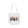 Canvas Tote Bag — "Retail Therapy" Printed Shopper