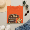 "When I Say I'm Fine" Funny Mental Health Graphic T-Shirt