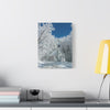 Winter Church Canvas Print