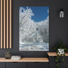 Winter Church Canvas Print