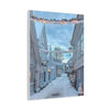 Snowy Village Canvas Art