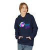 Glitch Comet Hoodie – Retro Vaporwave 'You Knew You Couldn't Fly' Graphic