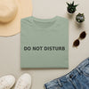 Do Not Disturb T-Shirt — Minimalist Graphic Tee with Back Checklist