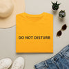 Do Not Disturb T-Shirt — Minimalist Graphic Tee with Back Checklist