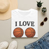 Ladies Funny Basketball T-Shirt — Funny Basketball Tee for Women