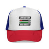 Trucker Cap – “Low Battery 6% / High Anxiety 100%” Graphic Mesh Hat