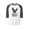 Eagle 'Never Give Up' Raglan Shirt
